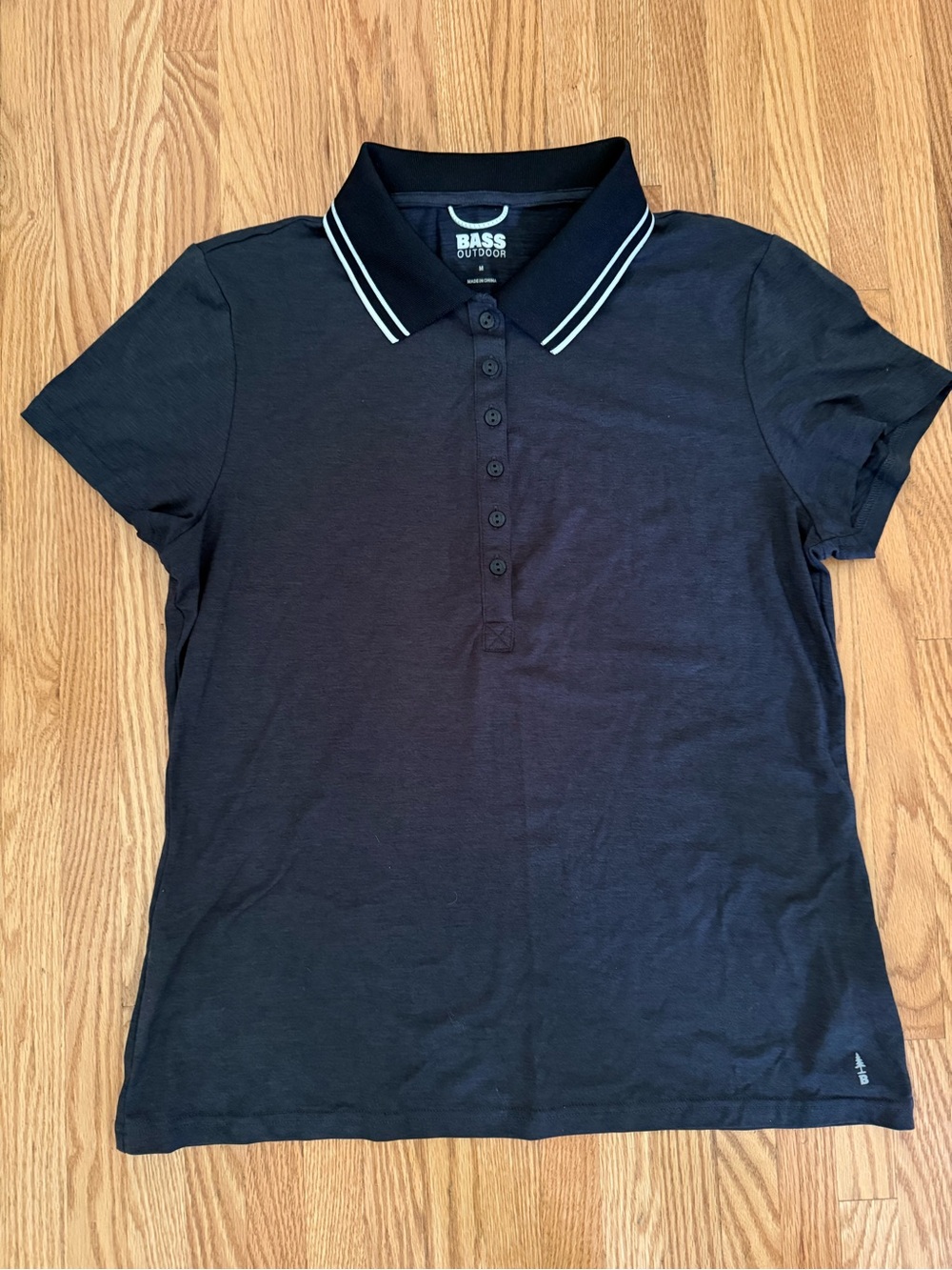 Bass Outdoor women’s polo shirt Sz M